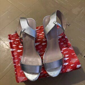 New Look Metallic Silver Heels